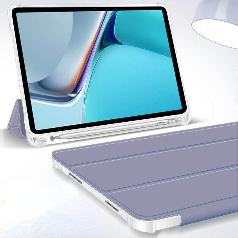 Transparent Soft TPU Case for Xiaomi Pad 5 Pro Mi Pad 5 2021 11 Inch RedMi Pad 10.6 Tablet Case with Pencil Holder Auto Wake/Sleep Casing Cover